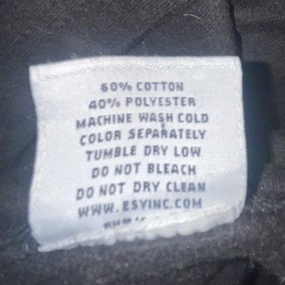 ESV Surf Co Old Forge NY Hooded Sweatshirt Black With White Size Small - Picture 7 of 7